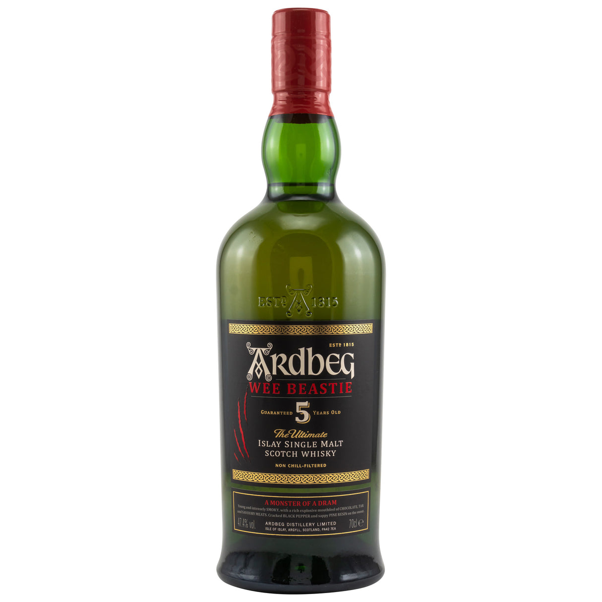 Ardbeg Wee Beastie, 5 Jahre, 0,70 l Flasche,