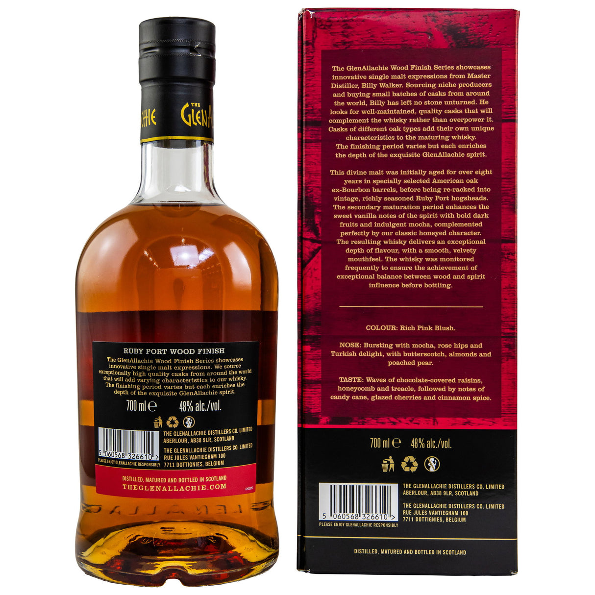 GlenAllachie 10 y.o. Ruby Port Wood Finish - Germany Exclusive
