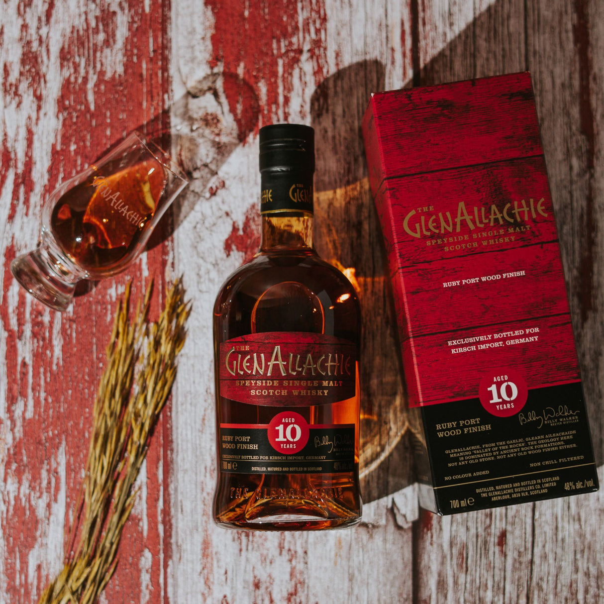 GlenAllachie 10 y.o. Ruby Port Wood Finish - Germany Exclusive
