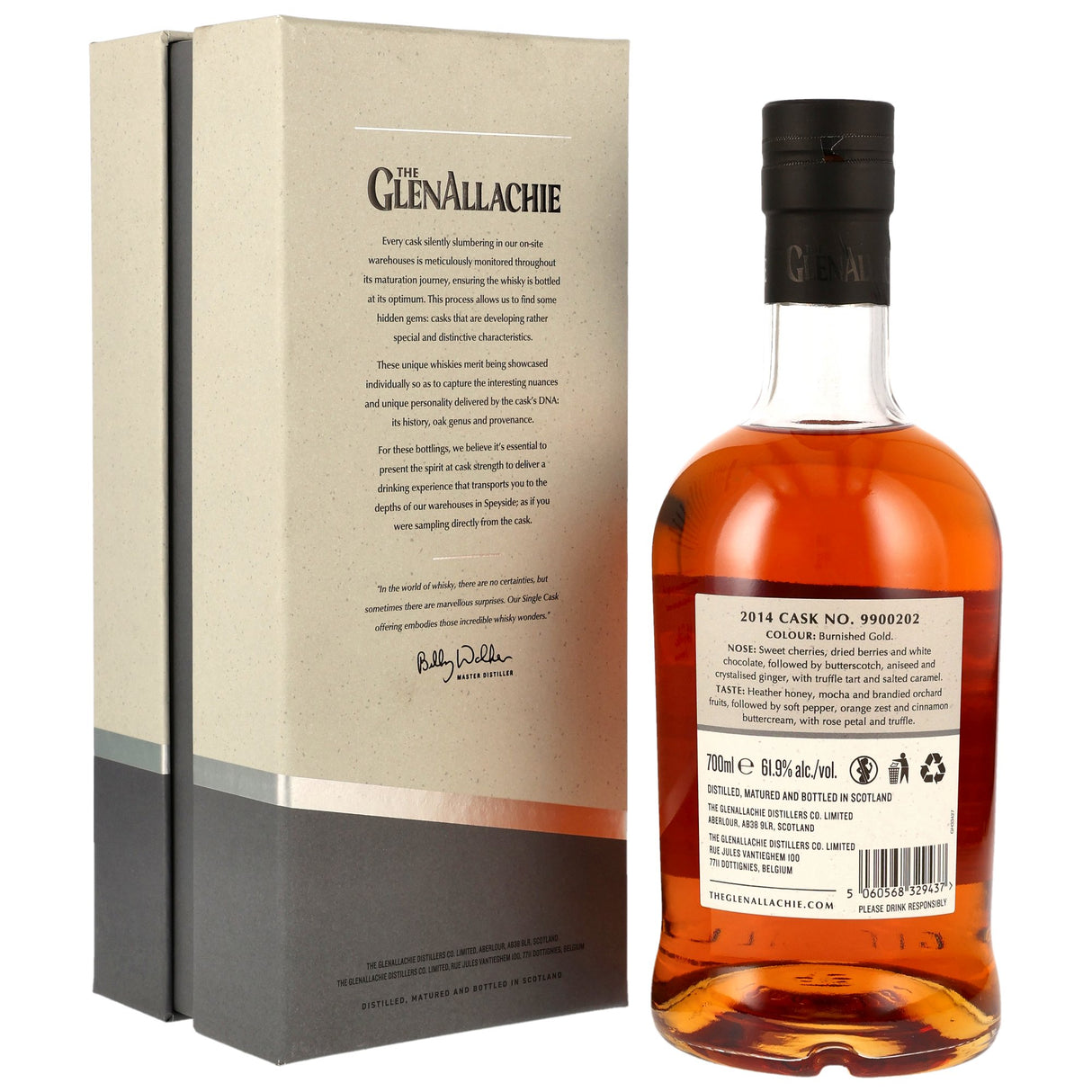 GlenAllachie 2014/2025 - 10 y.o. - Barolo Wine Barrel #9900202