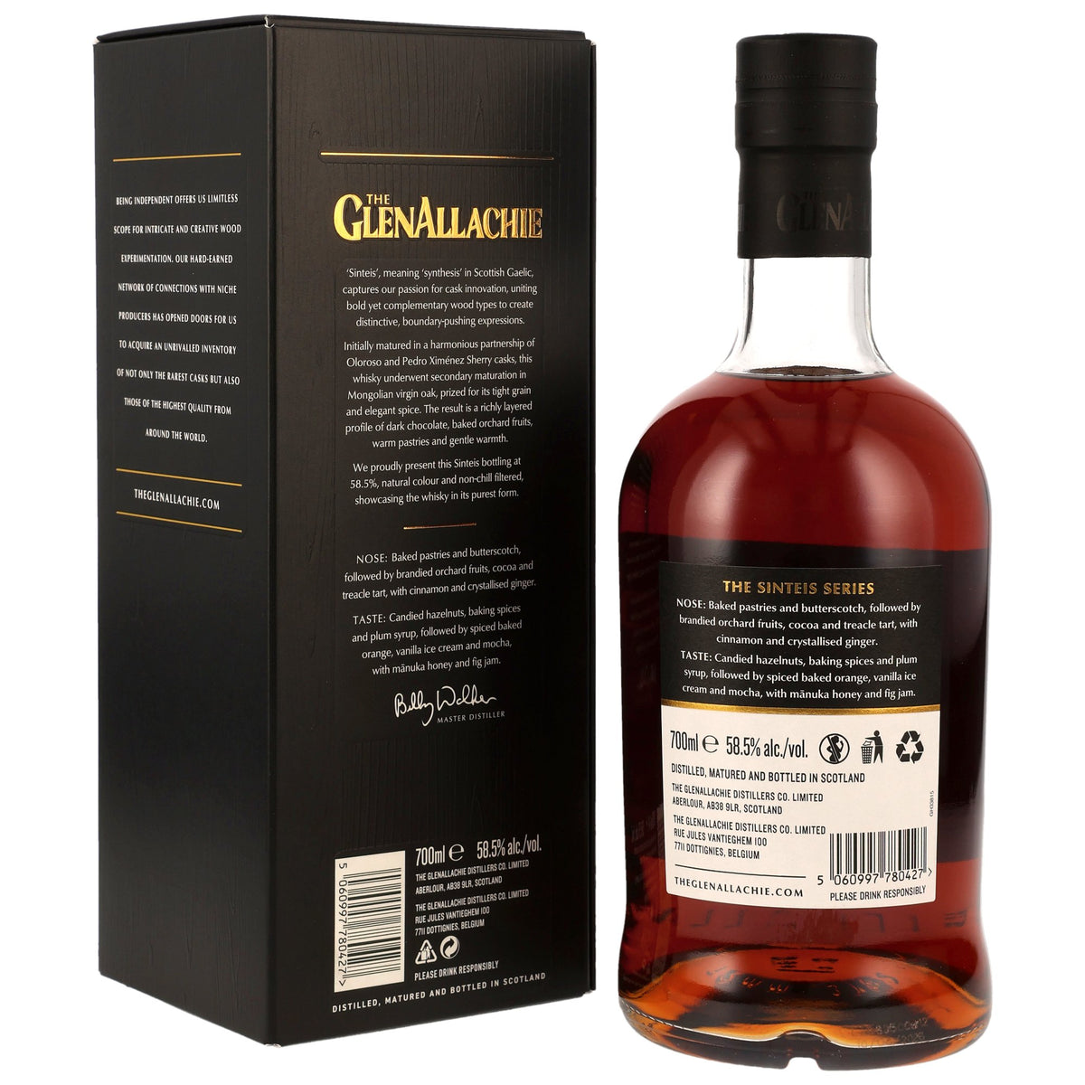 GlenAllachie 2015/2026 - 10 y.o. - Sinteis Series Part IV - Mongolian Virgin Oak, PX & Oloroso Sherry Casks