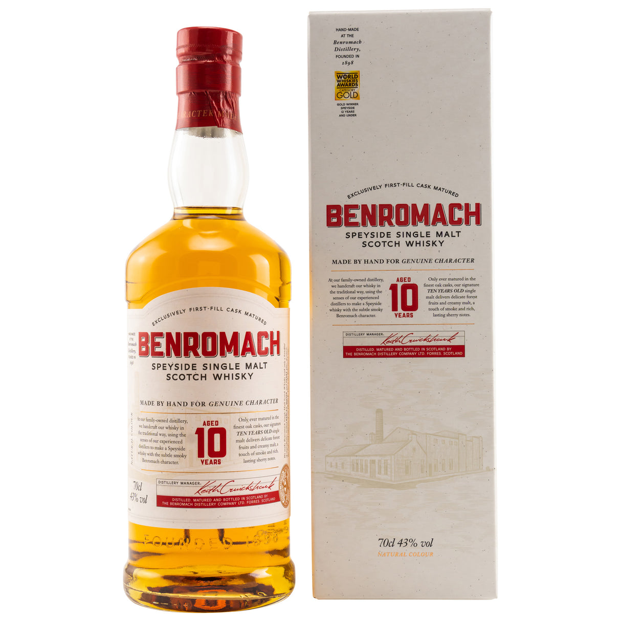 Benromach, 10 y. o., 0,70 l Flasche