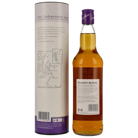 Arran Robert Burns Blend Scotch Whisky – Neue Ausstattung, 0,7 l