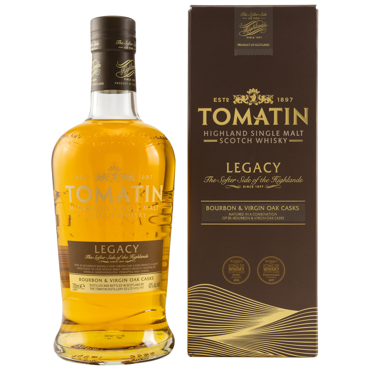 Tomatin Legacy, 0,70 l Flasche