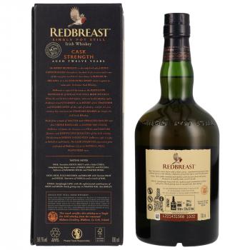 Redbreast 12 y.o. Cask Strength 58,1%, 0,70 l Flasche