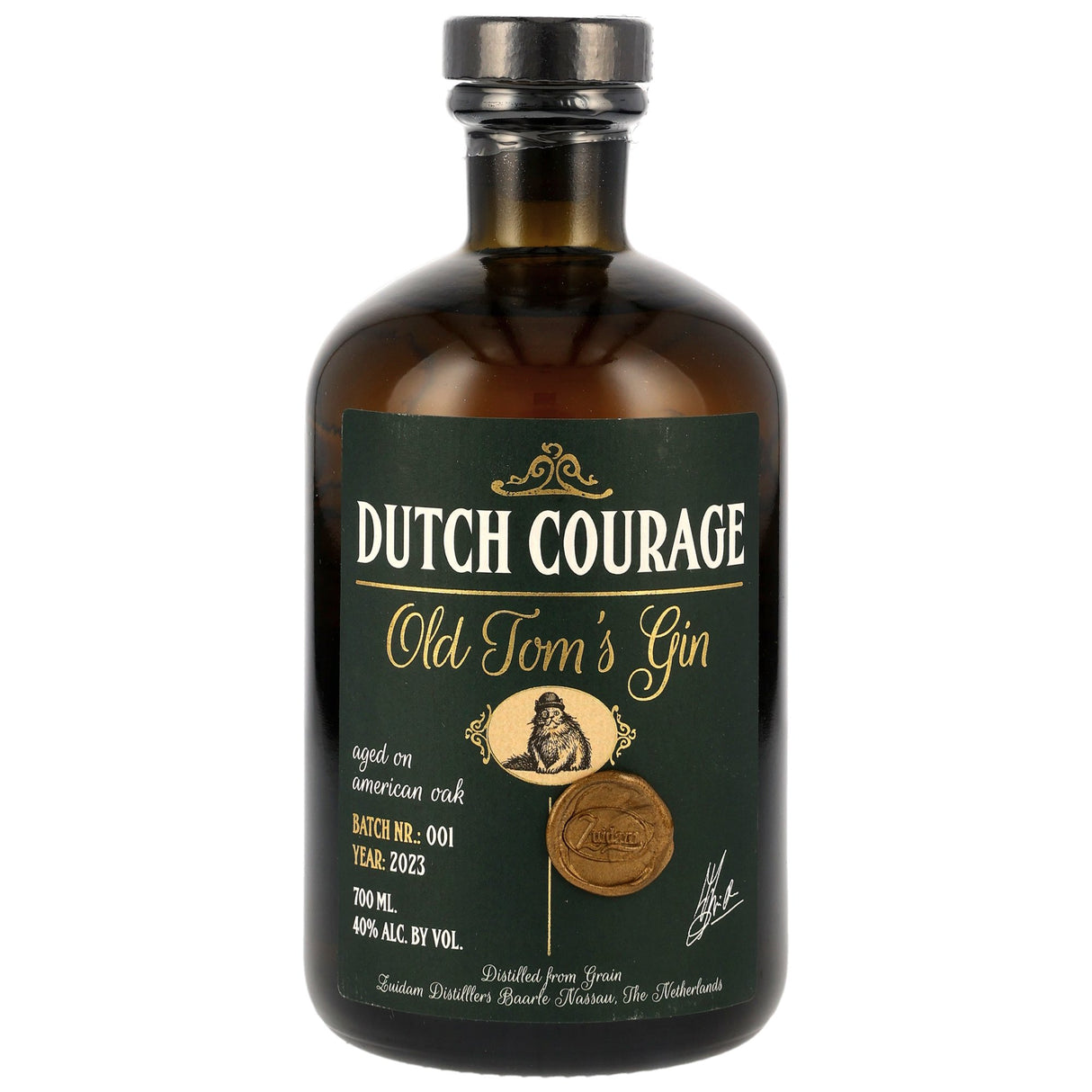 Zuidam Dutch Courage Old Toms Gin, 0,70 l Flasche