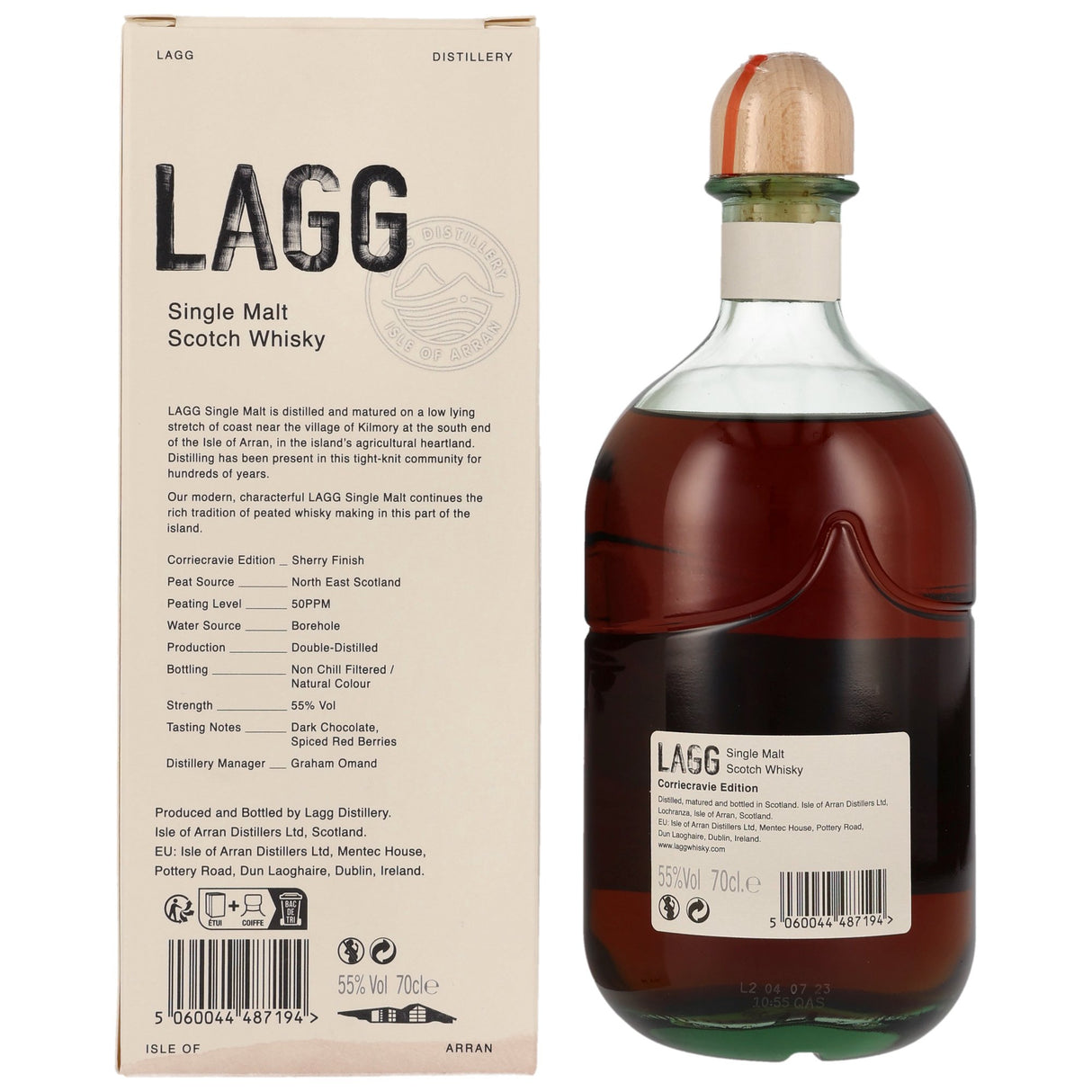 Lagg Corriecravie, 0,70 l Flasche