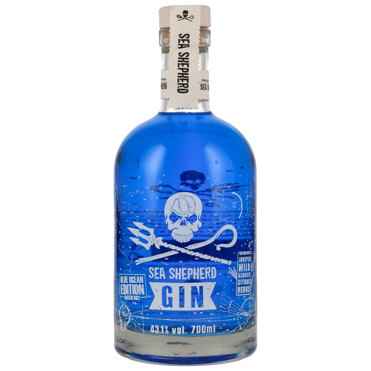 Sea Shepherd Gin, Blue Ocean Edition, Batch2, 0,70 l Flasche