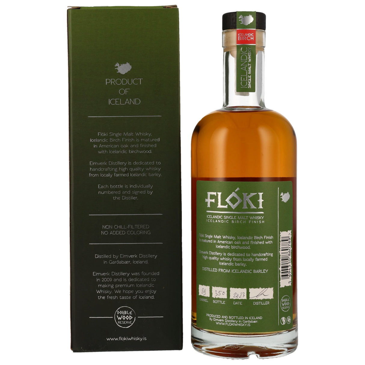 Floki Single Malt Whisky Icelandic Birch Finish, 0,70 l