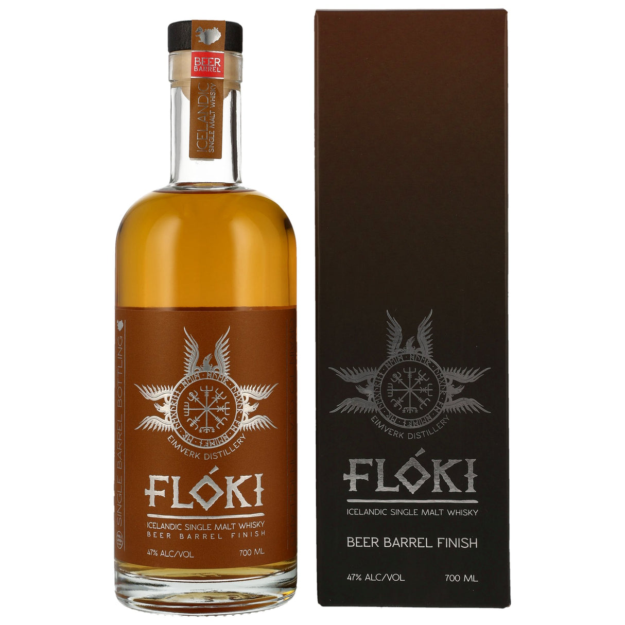 Floki Single Malt Whisky Beer Barrel Finish, 0,70 l