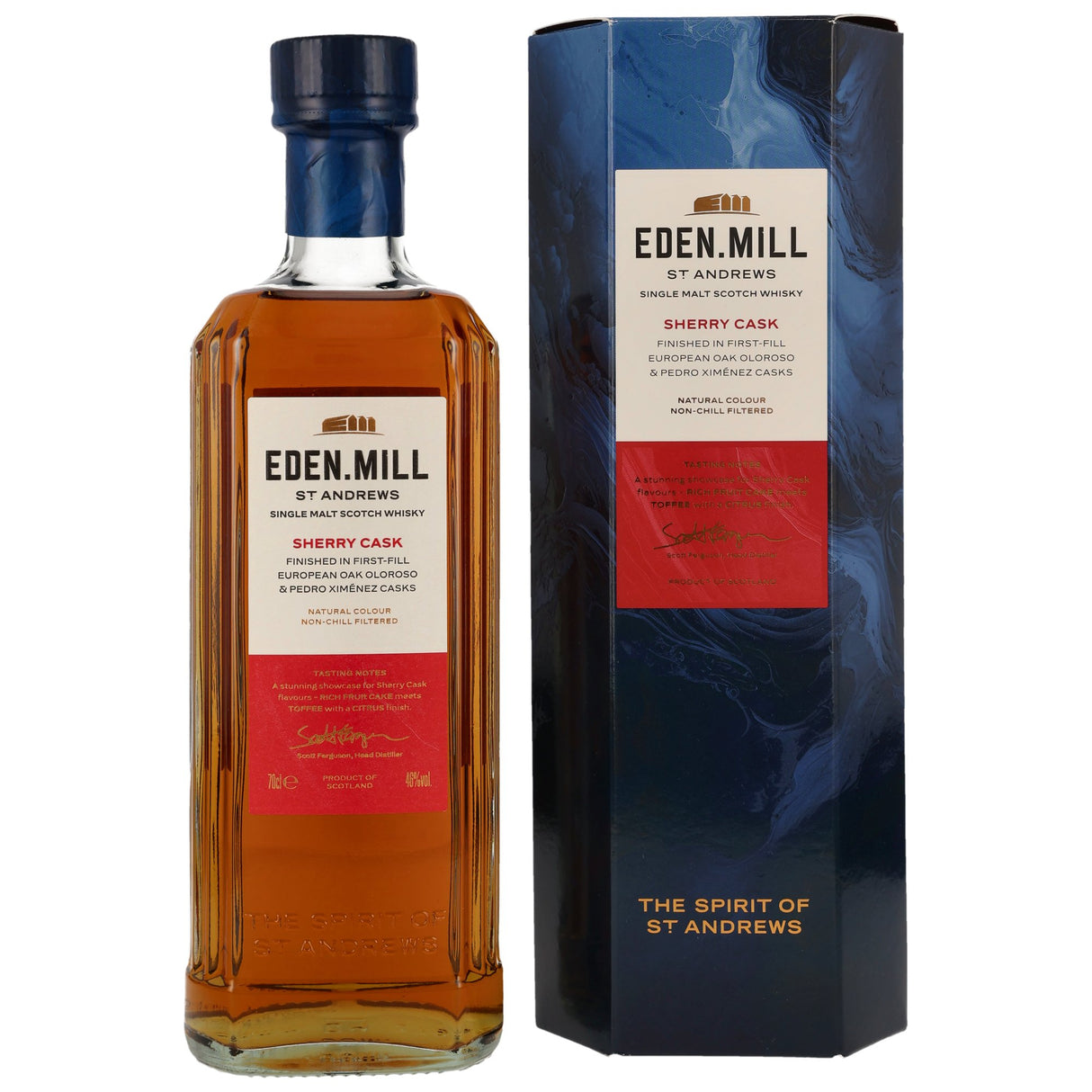 Eden Mill Single Malt, Sherry Cask, 0,70 l Flasche