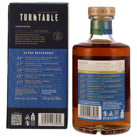 Turntable Spirits Track 5: Harder, Better, Faster, Stronger, 0,70 l Flasche