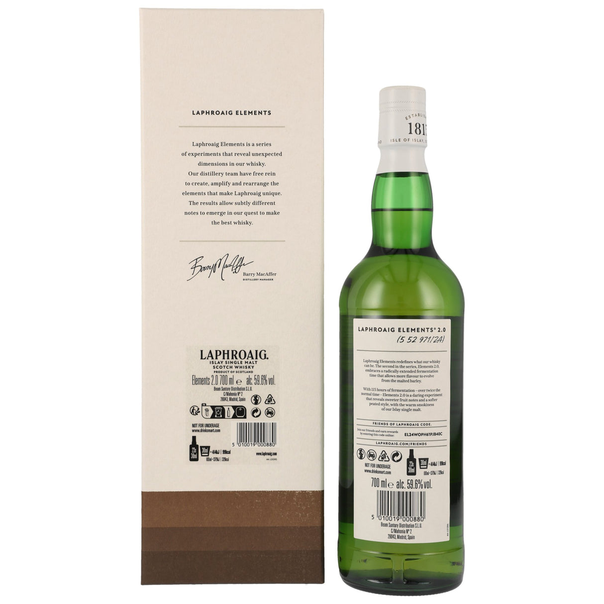 Laphroaig Elements 2.0 Islay Single Malt 59.6% 0.7l