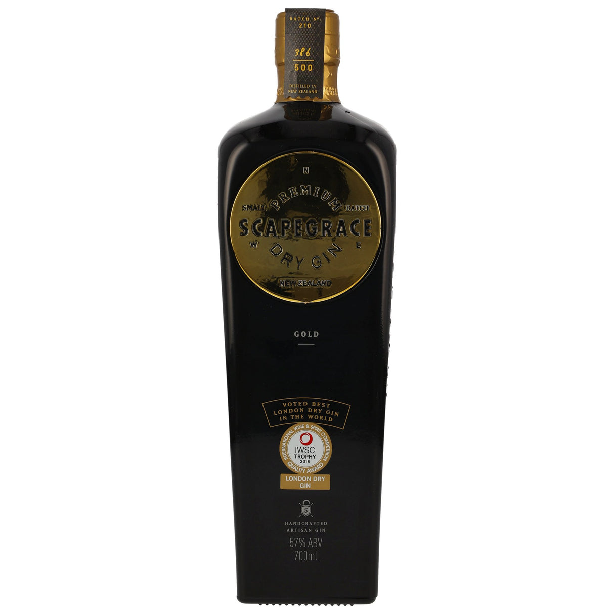 Scapegrace Gold Gin, 0,70 l Flasche