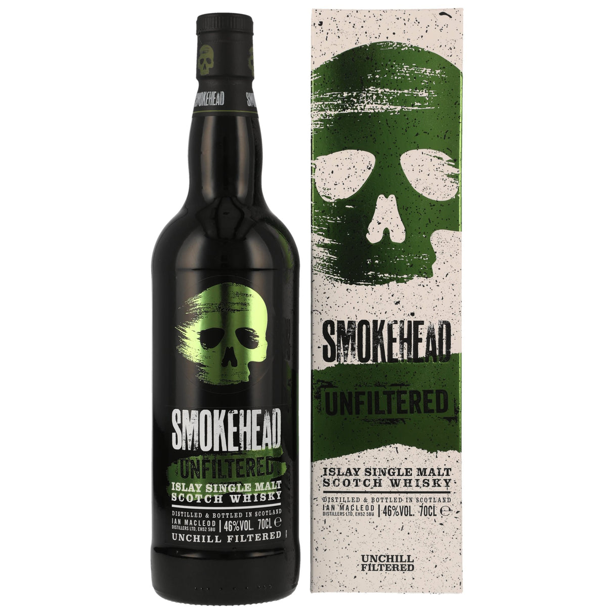 Smokehead Unfiltered, 0,70 l Flasche