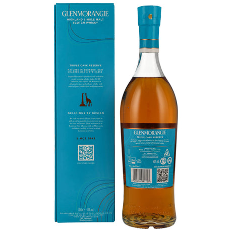 Glenmorangie Triple Cask Reserve Highland Single Malt Scotch Whisky, 0,70 l Flasche