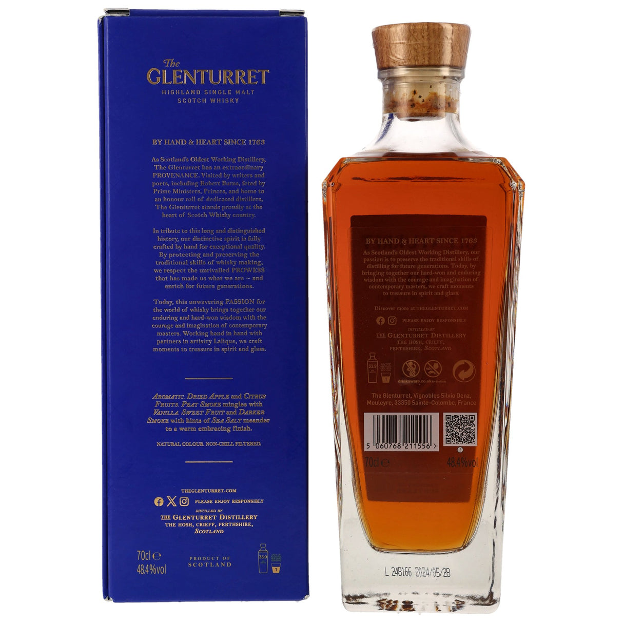 Glenturret 10 y.o. Peat Smoked - 2024 Release, 0,70 l Flasche