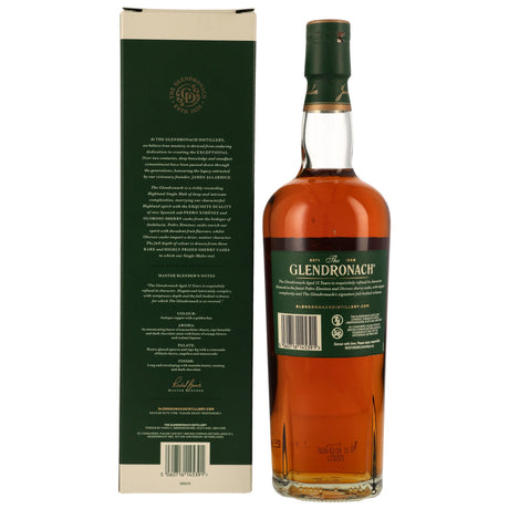Glendronach 15 Years Old Sherry Cask Matured 46% 0.7l