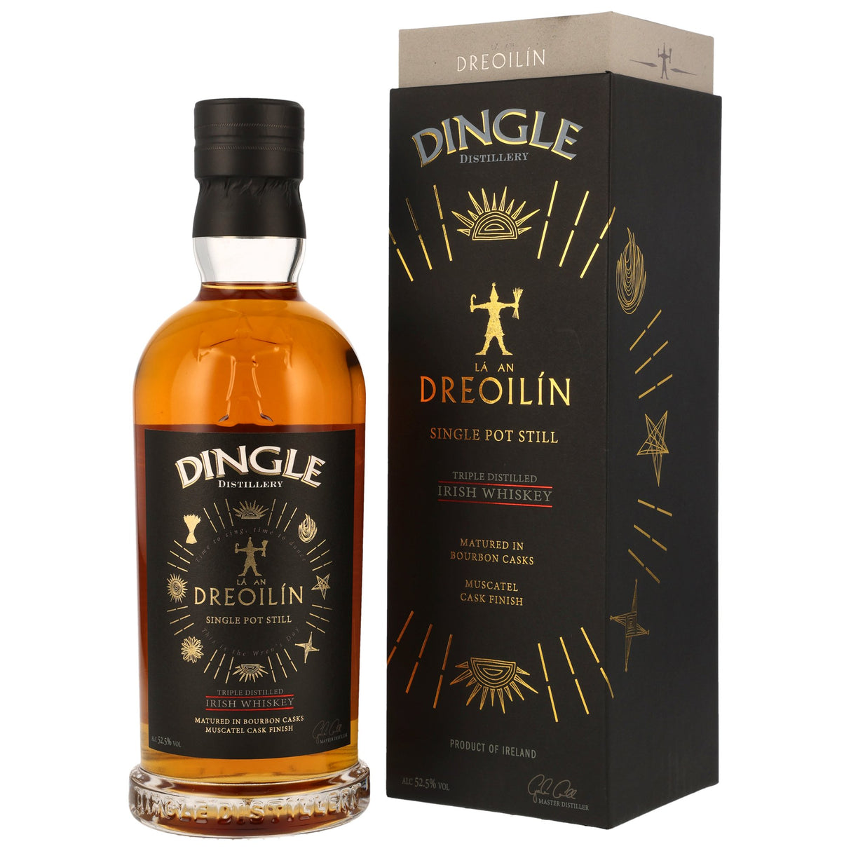 Dingle Lá an Dreoilín Single Pot Still Whiskey Moscatel Cask - Wheel of the Year Series, 0,70 l Flasche