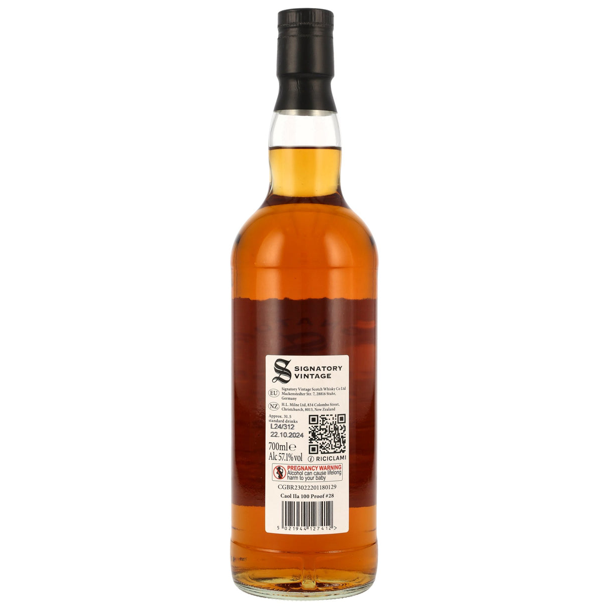 Caol Ila 2014/2024 - 10 y.o. - Signatory 100 PROOF Edition #28