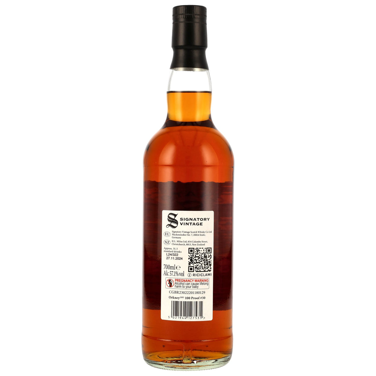 Orkney (HP) 2010/2024 – Peated  Signatory Vintage Island Single Malt Scotch Whisky 100 Proof Edition #30, 0,70 l Flasche