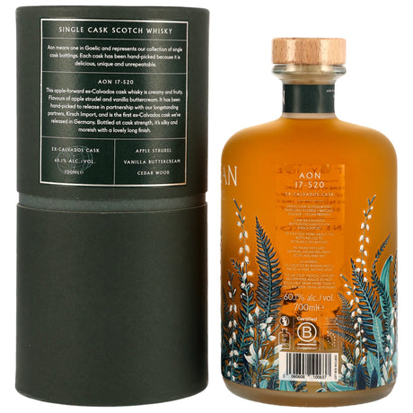 Nc’nean Aon – Calvados Cask 17-520 Organic Highland Single Malt Scotch Whisky Bottled