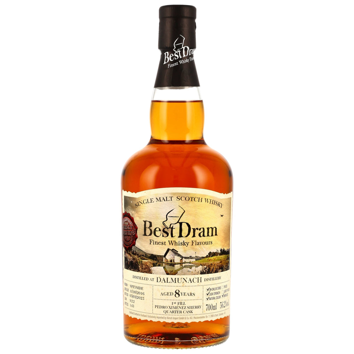 Dalmunach 2016/2025 Best Dram Speyside Single Malt Scotch Whisky