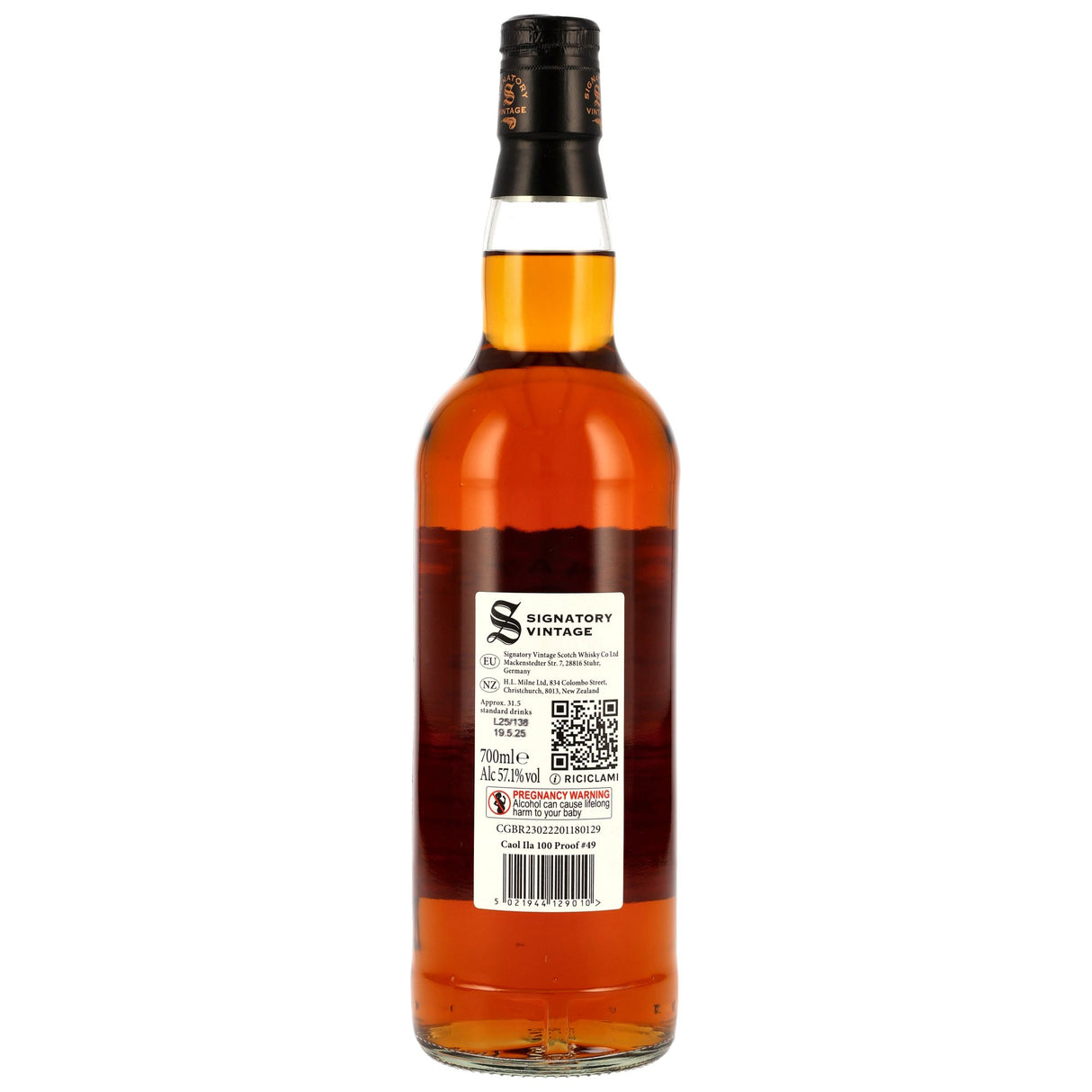Caol Ila 2014/2025 - 10 y.o. - Signatory 100 PROOF Edition #49
