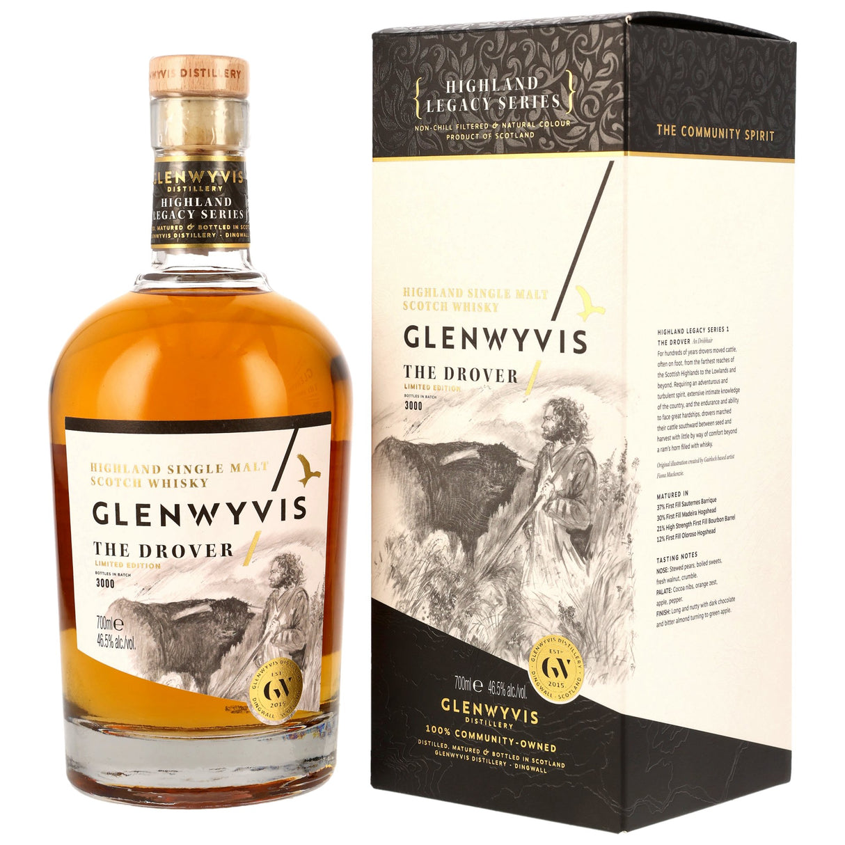 GlenWyvis The Drover Highland Legacy Series 1 - Highland Single Malt Scotch