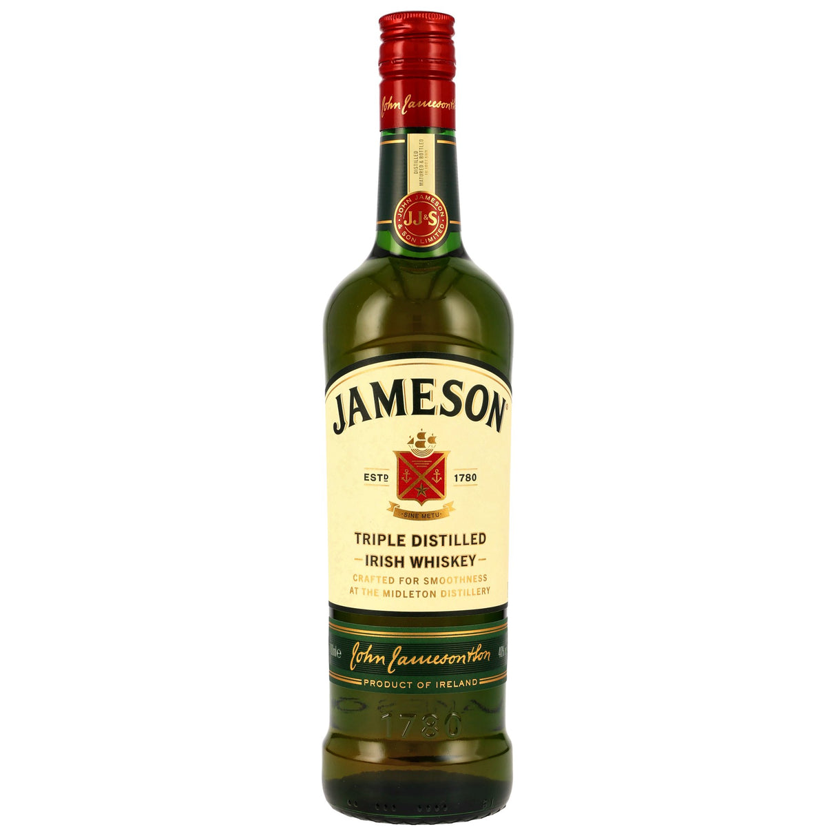 Jameson Triple Distilled Triple Distilled Irish Whiskey, 0,70 l Flasche
