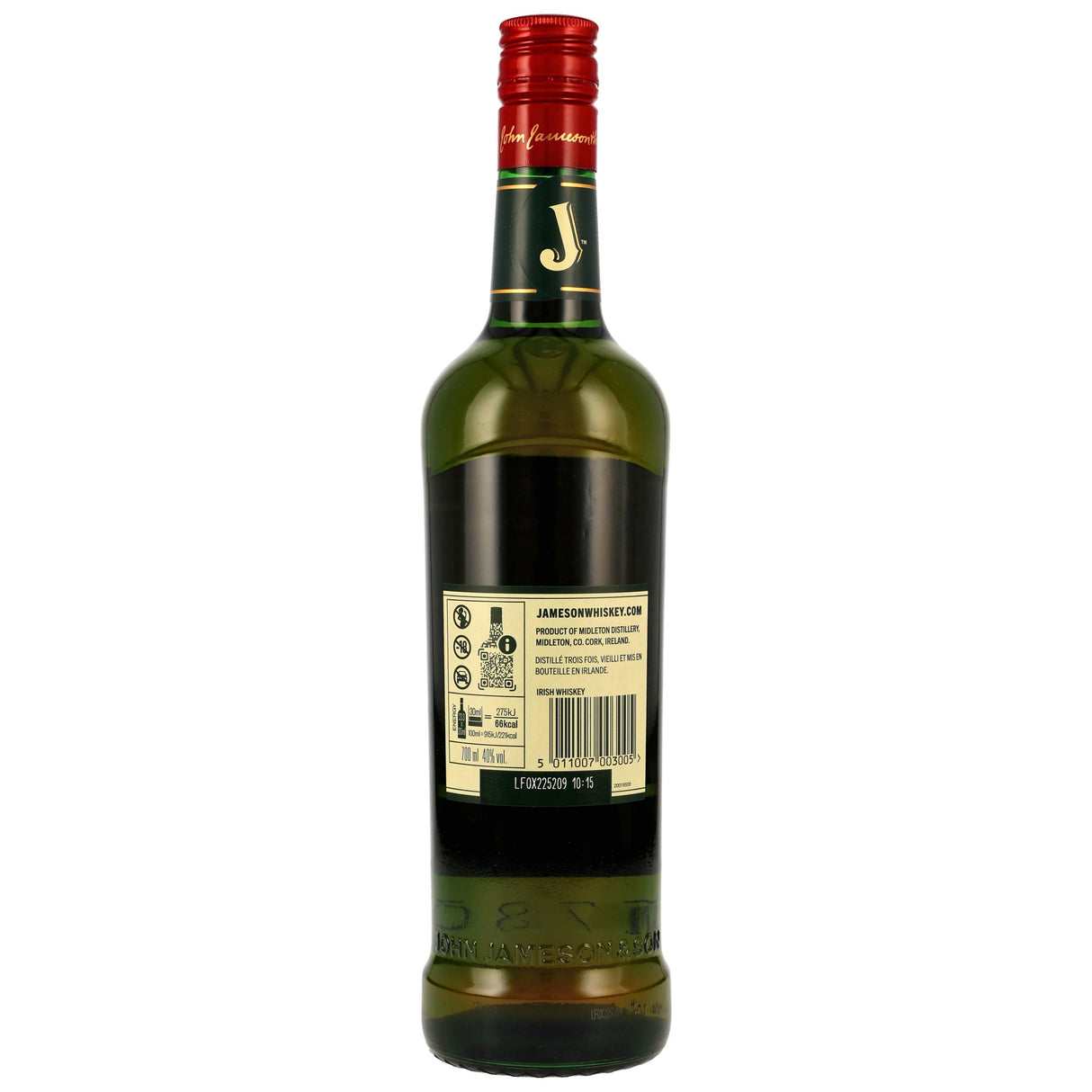 Jameson Triple Distilled Triple Distilled Irish Whiskey, 0,70 l Flasche
