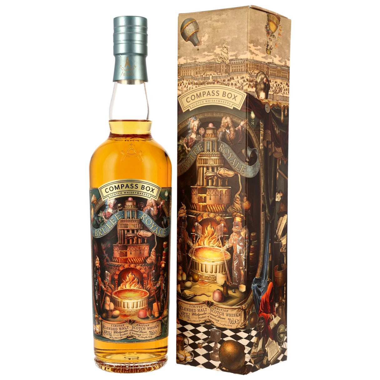 Compass Box Brûlée Royale - Blended Malt Scotch Whisky - Limited Edition - 49% vol.