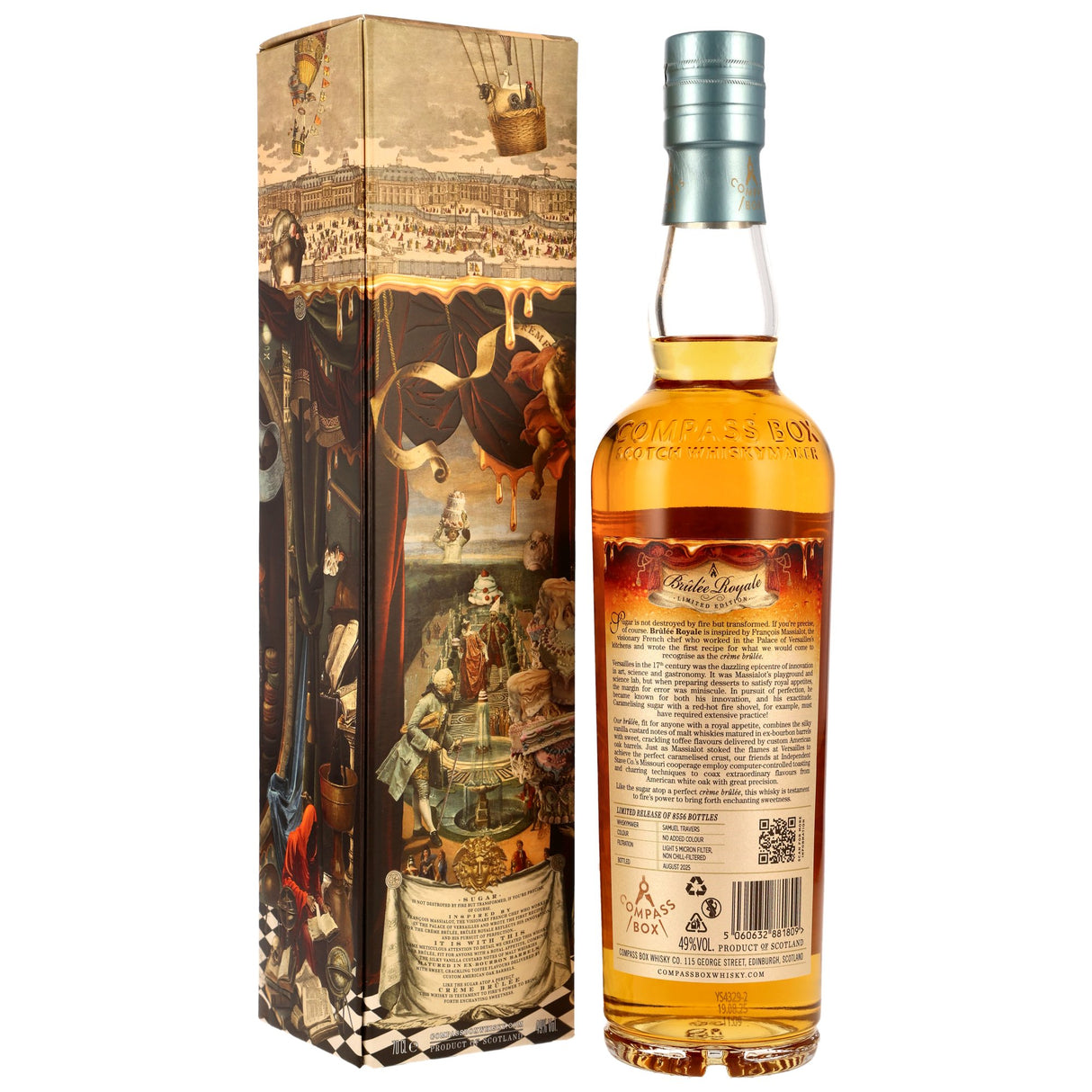 Compass Box Brûlée Royale - Blended Malt Scotch Whisky - Limited Edition - 49% vol.
