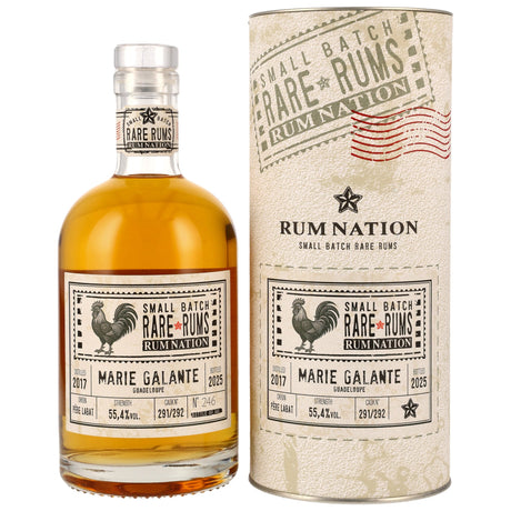 Rum Nation Marie Galante (Guadeloupe) 2017/2025 Small Batch 55,4% vol. 0,7L