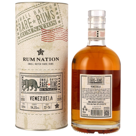 Rum Nation Venezuela 2010/2025 Small Batch Rare Rum 54,2% vol. 0,7L