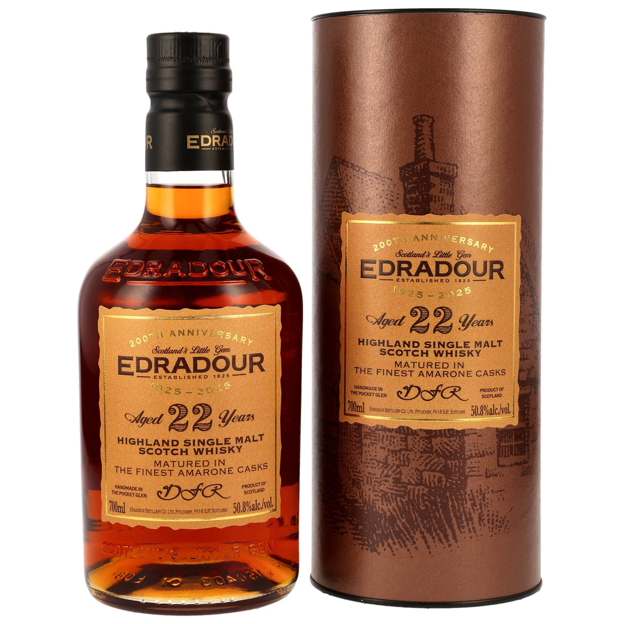 Edradour 2003/2025 DFR Amarone Casks – 200th Anniversary