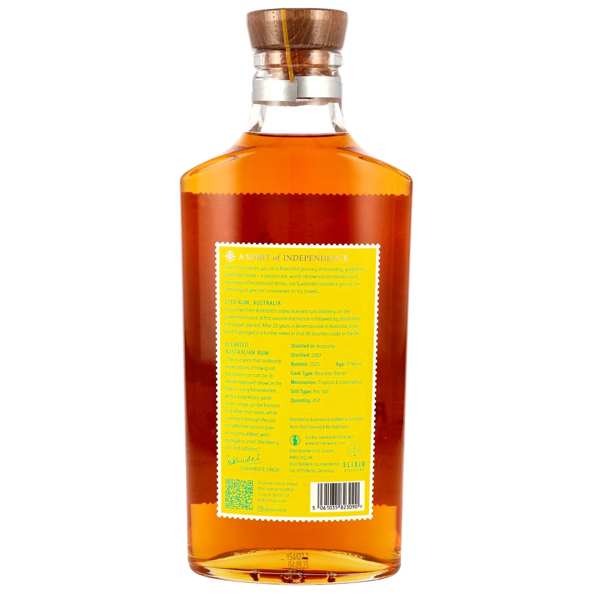 Australia 2007/2025 - The Rum Trail Pot & Column Still Rum