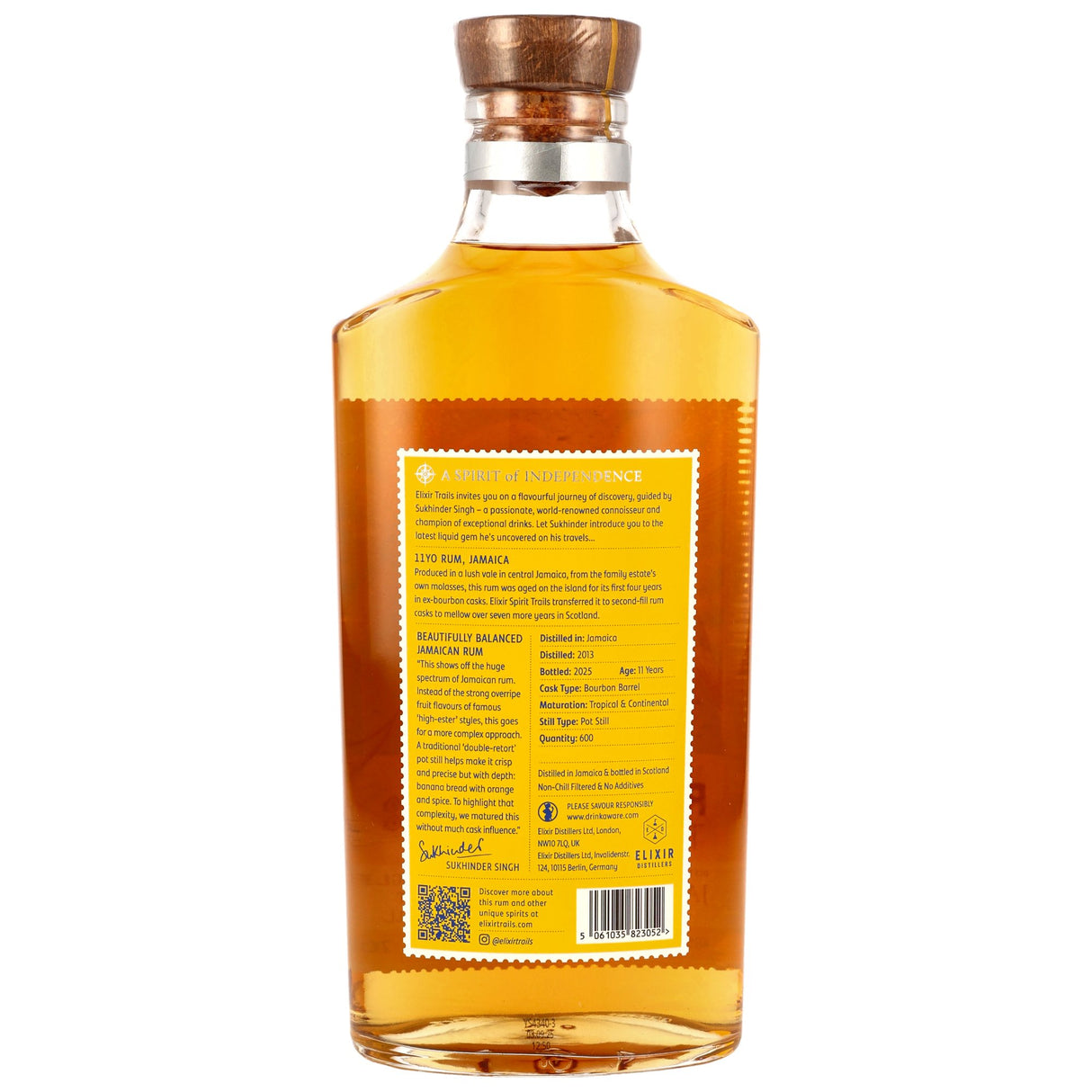 Jamaica 2013/2025 - The Rum Trail Single Pot Still Rum
