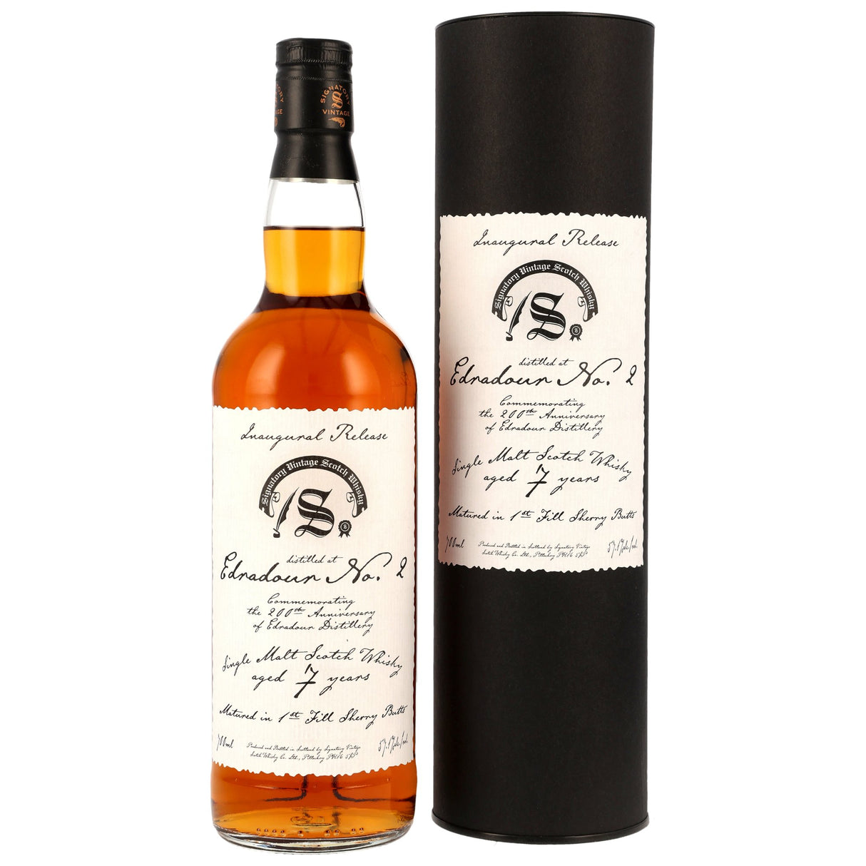 Edradour No.2 7 y.o. Inaugural Release – 200th Anniversary
