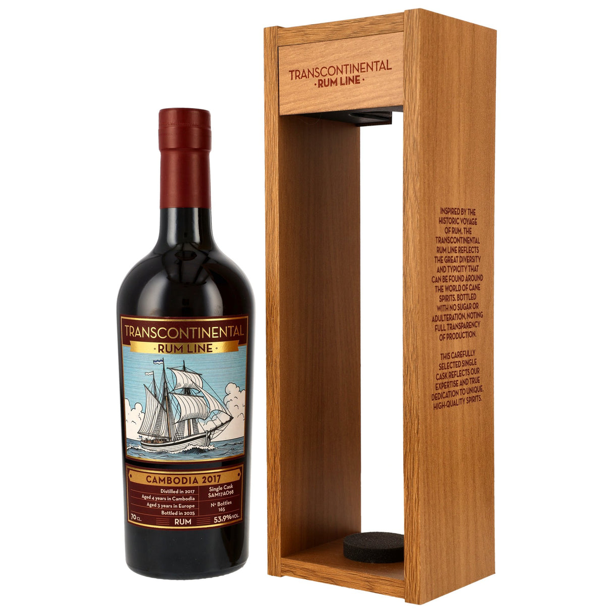 Cambodia 2017/2025 Single Cask #SAM17AO98 Transcontinental Rum Line #75