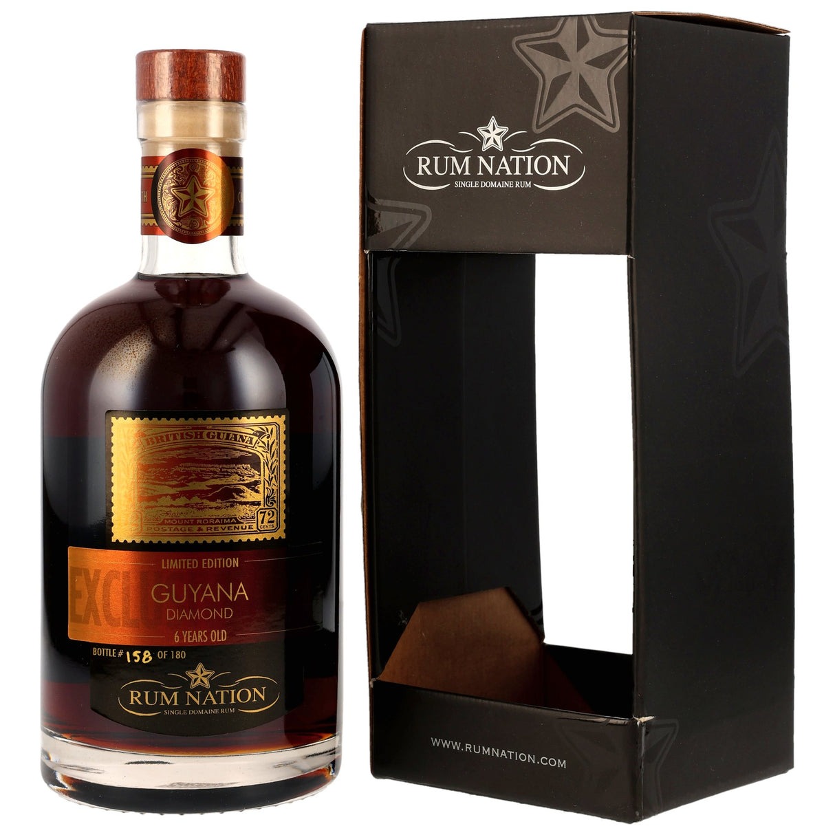 Rum Nation Guyana (Diamond) 6 y.o. Single Domaine 57,1% vol. 0,7L