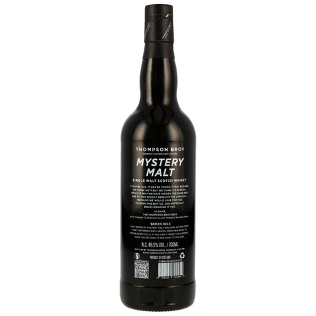 Thompson Bros. Mystery Malt Series No.3 Single Malt Scotch Whisky 48,5% vol. 0,7L