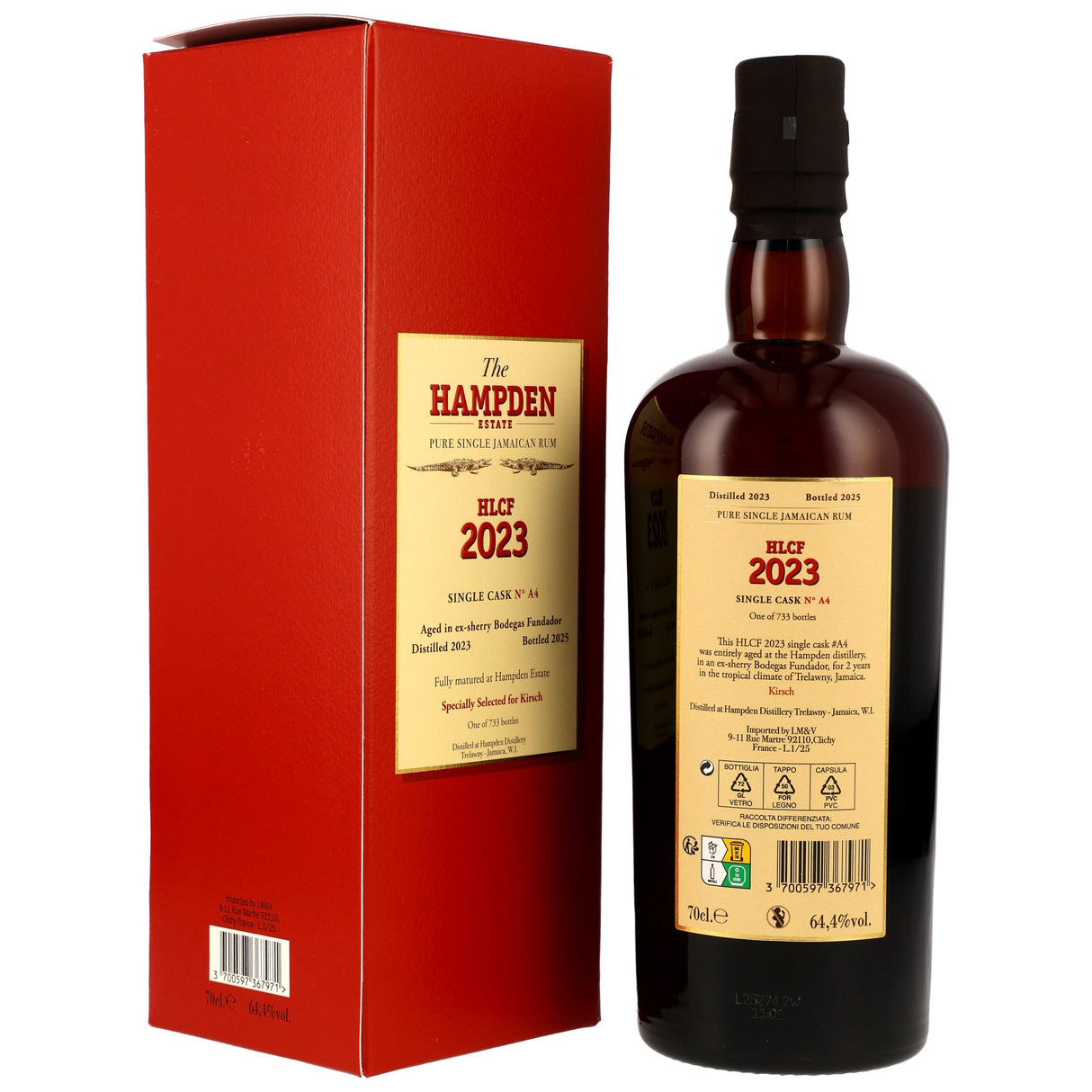 Hampden HLCF 2023/2025 - Pure Single Jamaican Rum - Sherry Cask