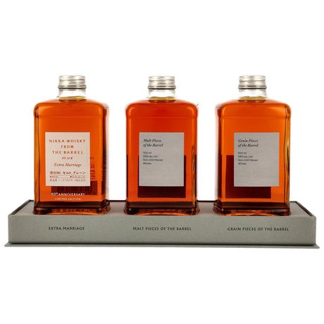 Nikka From the Barrel 40th Anniversary Geschenkset 3x0,5L