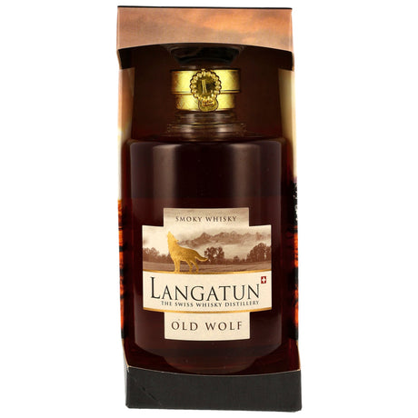 Langatun Old Wolf Smoky Whisky - Peat & Sherry Casks