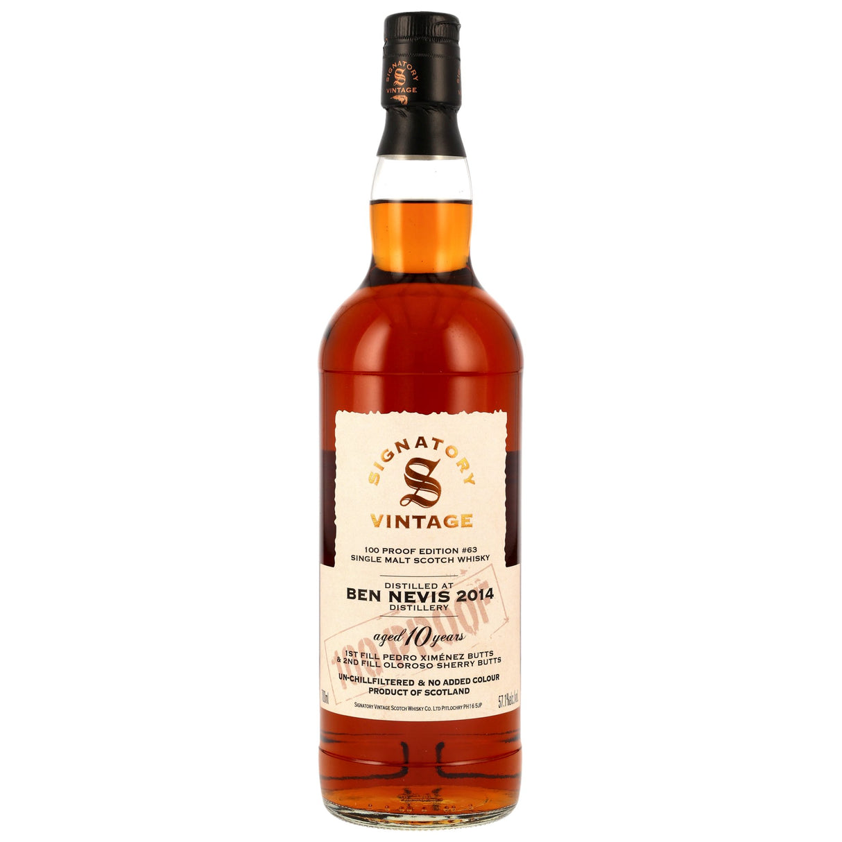 Ben Nevis 2014/2025 - Signatory Vintage 100 Proof Edition #63