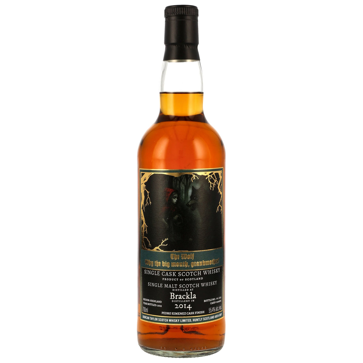 Brackla 2014/2025 – The Wolf Duncan Taylor Fairytale Series 0,70 L/ 55,40%