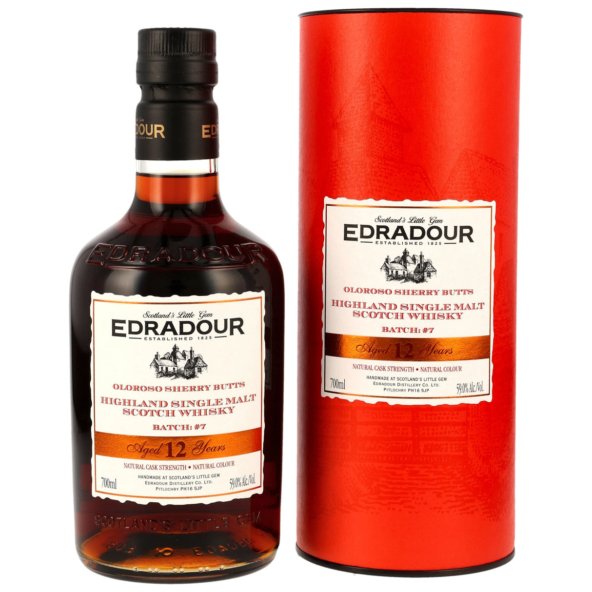 Edradour 12 y.o. – Oloroso Sherry Butts – Batch #7