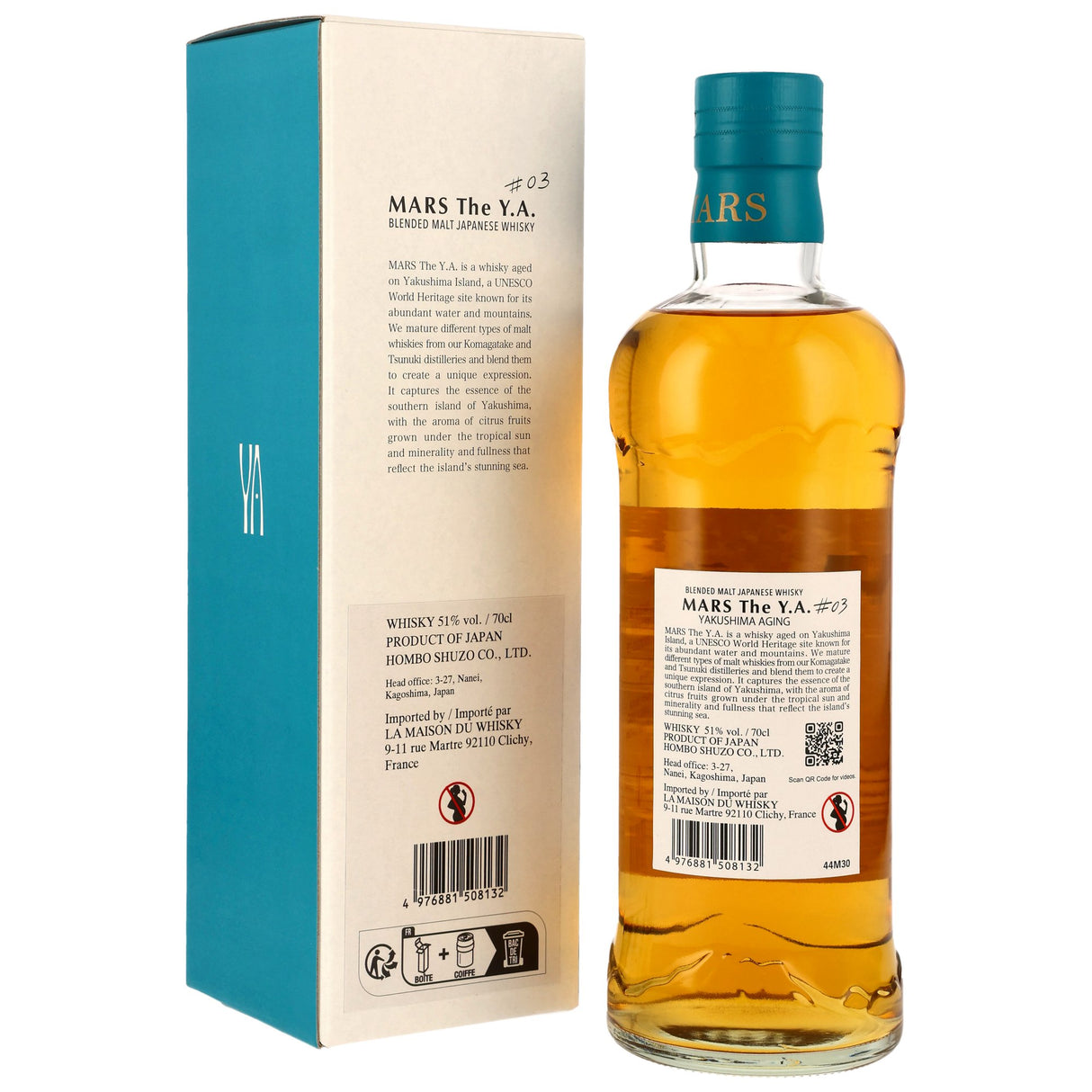 Mars The Y.A. #3 - Blended Malt Japanese Whisky - Yakushima Aging