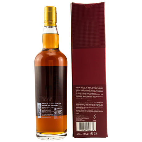 Kavalan Oloroso Sherry Oak, 0.70 l Flasche